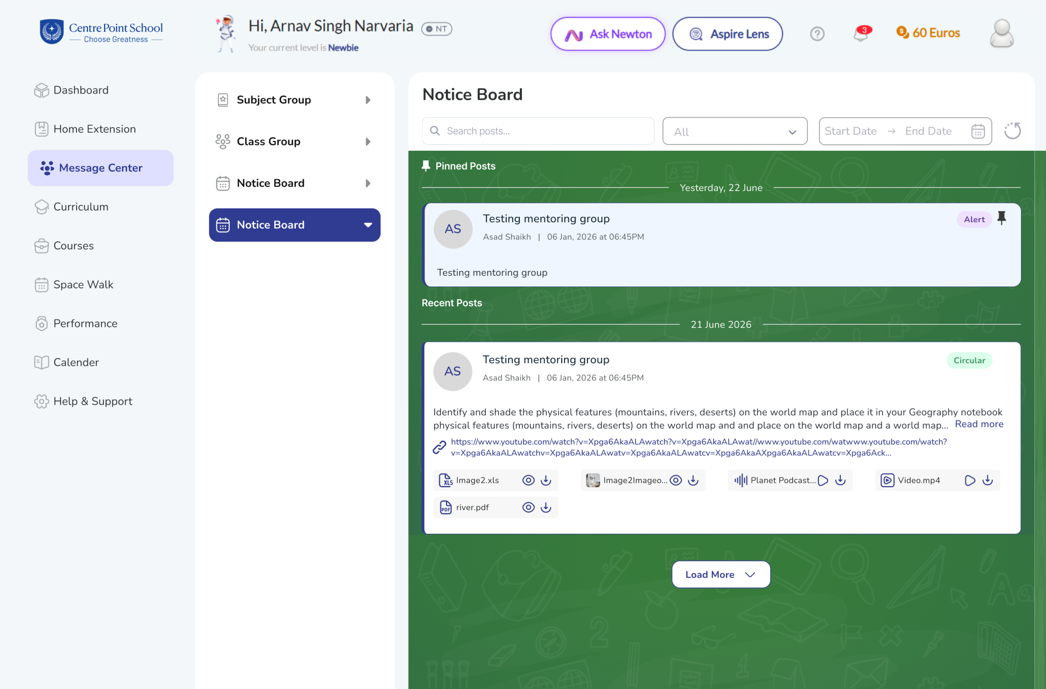 Viewing school announcements as a Student or Parent – Argus Support Hub